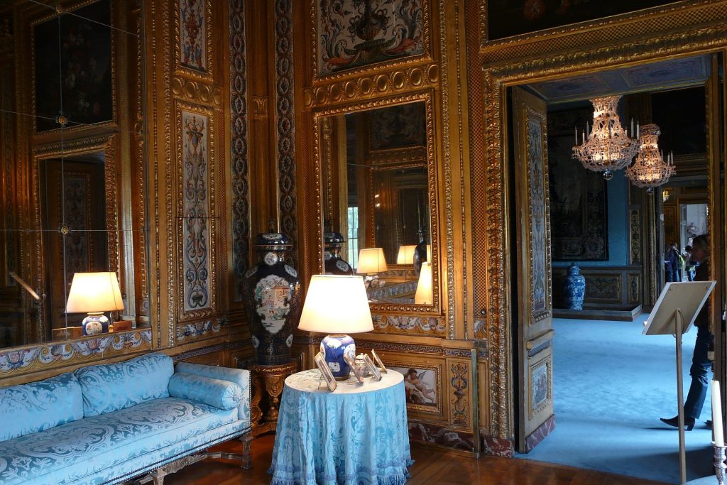 Château de Vaux le Vicomte Cabinet des jeux