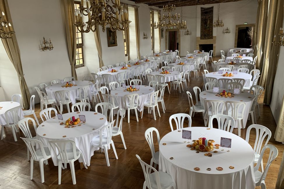 salle à manger château de Jumilhac