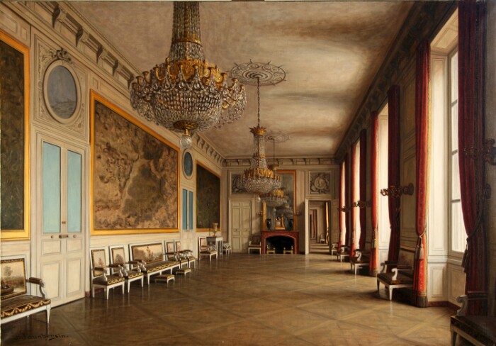 salon des cartes Le château de Compiègne